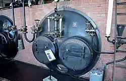 Lancashire-ketel in stoomgemaal De Tuut in Appeltern