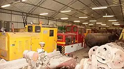 Nationaal Smalspoormuseum; Diverse diesellocs.