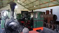 Nationaal Smalspoormuseum; Diverse stoomlocs.