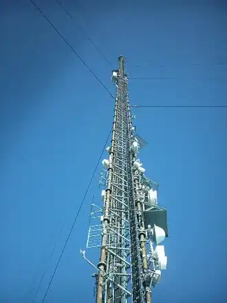 Zenders aan de Storbergsmast