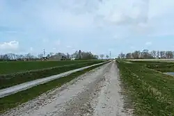 Silhouet van Stork gezien vanaf het Storksterpad