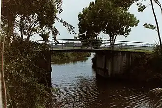 De Storkstertil over de Westeremdermaar.