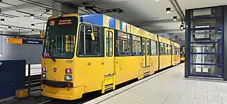 De 1177 op lijn 5 in Essen.