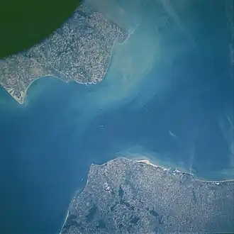 Satellietfoto Nauw van Calais