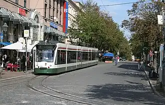 De tram van Augsburg
