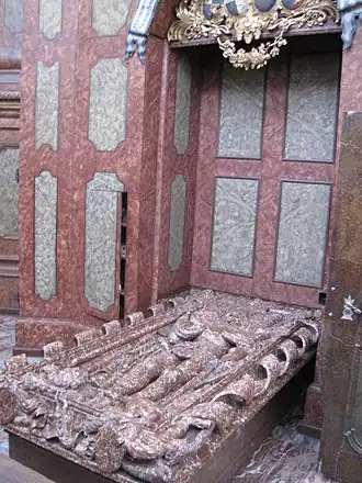 graf van Albrecht II van Beieren