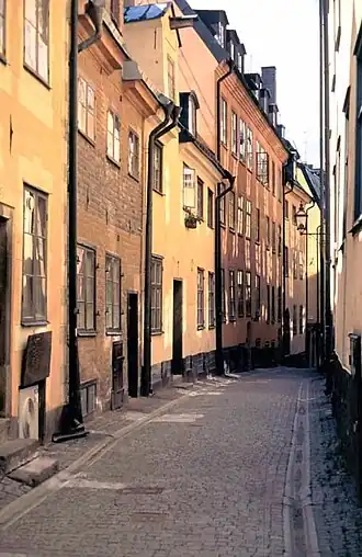 Steegje in de oude stad