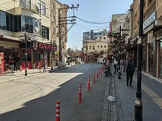 Het straatbeeld in Nusaybin