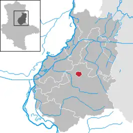 Kaart van Stresow (Saksen-Anhalt)