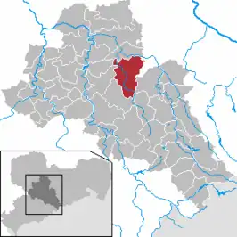 Kaart van Striegistal