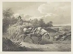 Strokar met paard, 19e eeuw