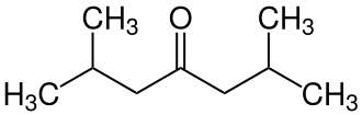 Structuurformule van di-isobutylketon