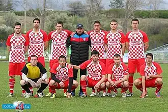 Het elftal in het kampioensjaar, 2017