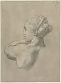 Studie van de knielende vrouw, Rijksmuseum Amsterdam