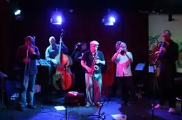 Amsterdam Klezmer Band neemt Mokum op in Studio 150, Amsterdam
