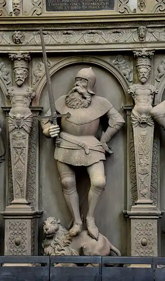 Standbeeld van Everhard II van Württemberg