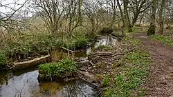Oude stuw op de Roosterbeek