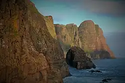 Suðuroys westkust Lopraneiði - Beinisvørð.