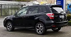 Subaru Forester (2012-2016), achteraanzicht
