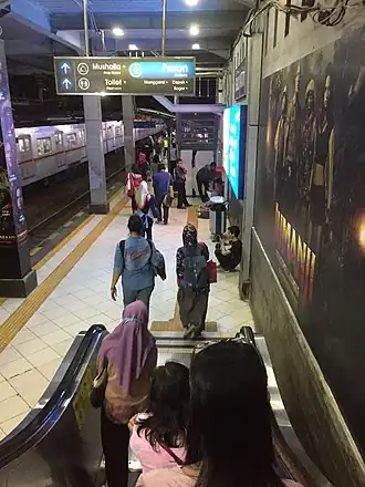 Perron van Station Sudirman