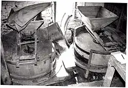 Het binnenwerk in 1991