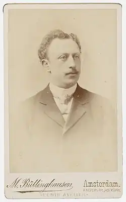 Ypeij in 1889 gefotografeerd door Max Büttinghausen