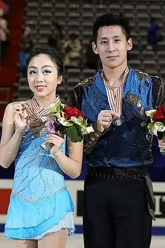 Han Cong en Sui Wenjing bij de 4CK 2016
