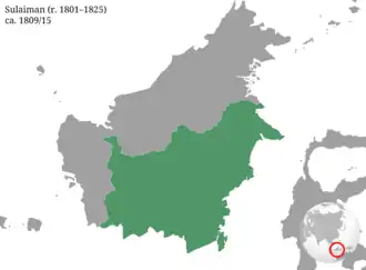 Sultanaat van Bandjar onder Sultan Soeleiman, jaren 1810
