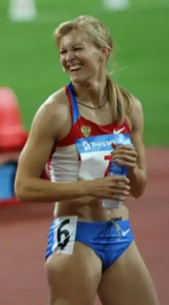 Anna Bogdanova bij de Olympische Spelen van 2008