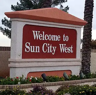 'Welkom in Sun City West'