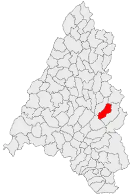 Kaart van Șuncuiuș