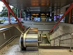 De zuidelijke ingang