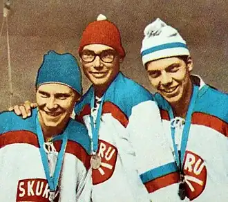 Jörgen, Peter (midden) en Ulf