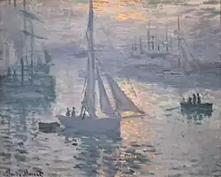 Claude Monet, Zonsopgang, 1873