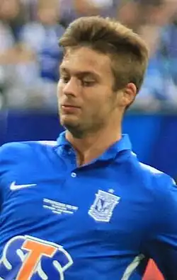 Linetty in 2015 als speler van Lech Poznań