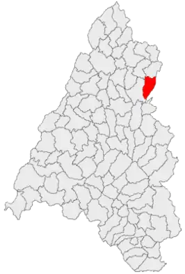 Kaart van Suplacu de Barcău