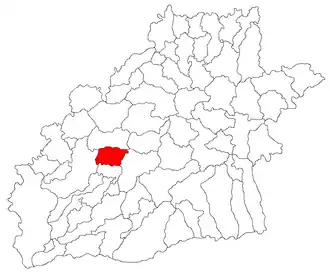 Kaart van Șura Mică