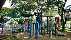 Groene speelplaats in Indonesië