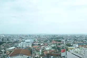 Uitzicht op Surabaya