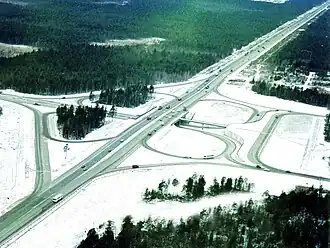 Wegenknooppunt bij Soergoet