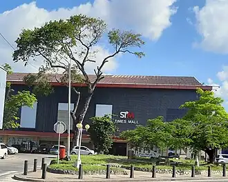 Klein deel van de mall