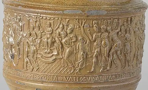 16e-eeuwse Suzannakruik van Engel Kran (detail)