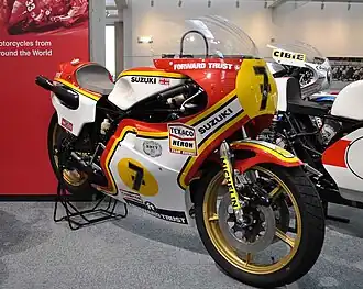Suzuki RG 500 van Barry Sheene uit 1977