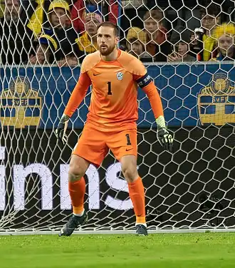 Jan Oblak in 2022 met Slovenië