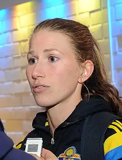 Emma Berglund in april 2015