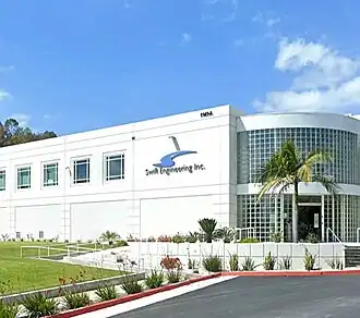 Swift Engineering hoofdkantoor in San Clemente