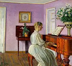 Vrouw aan de piano (Anna)