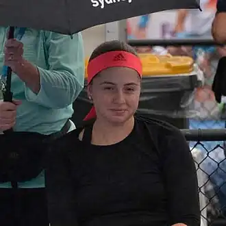 Winnares in het enkelspel, Jeļena Ostapenko
