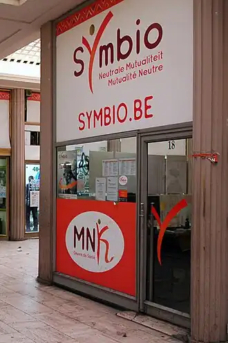 Een Symbio-kantoor in Elsene in 2012