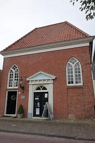 De voormalige Synagoge aan het Gedempte Achterom in Medemblik